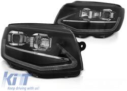  LED csíkos hátsó lámpák piros-füst szekvenciális VW T6 15-19 OEM izzós (TTTLV6028951)