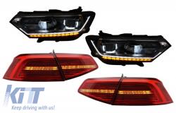 KITT LED hátsó lámpa VW Passat B8 3G (2015-2019) Limousine Matrix R-Line dinamikus, futófényes irányjelzővel (TLVWPA3G)