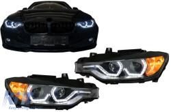 KITT OLED hátsó lámpa M4 stílusú átalakításhoz BMW 3 F30 LCI előtti & LCI (2011-2019), F35 F80, piros/átlátszó, dinamikus irányjelző (TLBMF30RCNL)