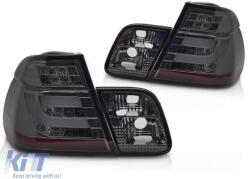  LED TAIL LIGHTS SMOKE fits BMW E46 98-01 SEDAN (TTTLB6046036)