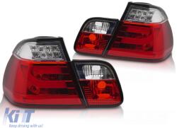  LED TAIL LIGHTS RED SMOKE fits BMW E46 01-05 SEDAN (TTTLB6046035)