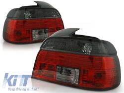 Tuning hátsó lámpa szett BMW E39 09.1995-08.2000 sedan, piros-fehér, bal és jobb (ABBMTX6010770)