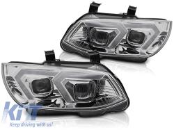 KITT Lightning LED hátsó lámpák BMW 3-as E46 Sedan (05/1998-08/2001) füstszínű (TLBME464DS)