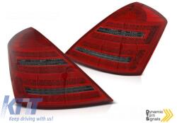  LED tuning hátsó lámpa szett Mercedes S-osztály W221 2005-2009 W222 design, bal és jobb (ABMETX6010258)