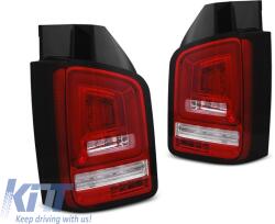  Fekete LED tuning hátsó lámpák Volkswagen T5 04.2003-2009, bal és jobb (ABTLV6021122)