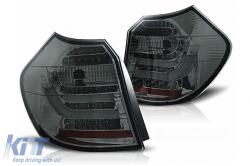 KITT Lightning LED hátsó lámpa BMW 1er E87 07-11 fekete / sötétített (RB28ASLBS)