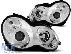  LED tuning hátsó lámpa szett Mercedes C-osztály W205 sedan 2014-2018, piros-fehér alap, dinamikus irányjelzővel, bal és jobb (ABMETX6010255)