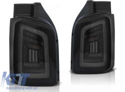 Tuning LED hátsó lámpák, piros-füstös, Volkswagen T5 2003-2009, bal és jobb (ABTLV6021120)