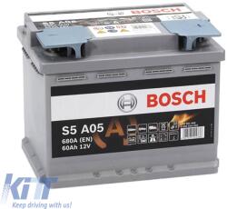  Car Battery 60Ah Right Bosch 680A (EN) Start Stop AGM S5A05 (CGRCMAR6039449)