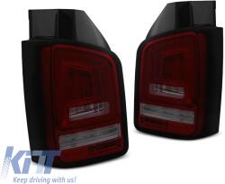  LED hátsó lámpa szett, piros-fehér alap, Volkswagen T5 2010-2015, bal és jobb (ABTLV6021123)