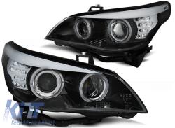  Tuning LED hátsó lámpa szett BMW 5-ös F10 2010-2016, fekete, bal és jobb (ABBMTX6010147)