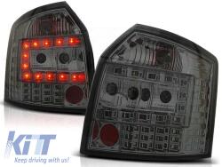  LED tuning hátsó lámpa szett Audi A4 10.2000-10.2004 kombi, bal és jobb (ABAUTX6010012)