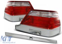  Kristály hátsó lámpák piros-fekete zárócsíkkal Mercedes S W140 94-98 (ODTLM6012229)
