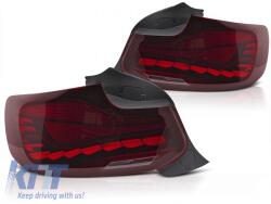  LED hátsó lámpa szett BMW 2-es F22 Coupe, F23 Cabriolet 2013-2021, M2 F87 2016-2021 modellekhez, füstös belsővel, bal és jobb (ABBMTX6010154)