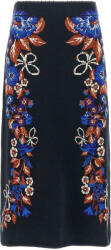 FARM RIO Fusta Bow Garden Knit Midi 356196-26118 bow garden blue