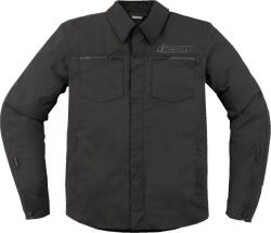 ICON Geaca din textil ICON UPSTE CANVAS CE BLACK