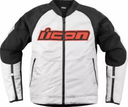 ICON Geaca moto ICON Overlord 3 WHITE