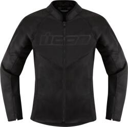 ICON Geaca moto din textil pentru femei Icon hooligan ce, Negru
