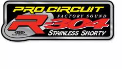 Pro Circuit Stiker pentru sistem de evacuare PROCIRCUIT SLNCR STICKER R-304 SHRTY