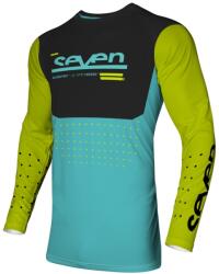 SEVEN Bluza motocross SEVEN VOX APERTURE FLO YELLOW/BLUE