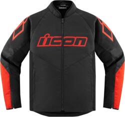 ICON Geaca moto din textil Icon hooligan ce slayer, Negru/Rosu