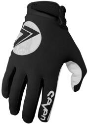 SEVEN Manusi motocross Seven annex 7 dot, Negru/Alb