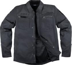 ICON Geaca moto din textil ICON Upstate Canvas National BLACK