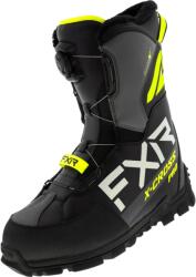 FXR RACING Botine pentru snowmobile FXR X-CROSS PRO BOA NEGRU/ GALBEN NEON