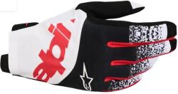Alpinestars Mănuși motocross ALPINESTARS TECHSTAR BLK/WHT/RED
