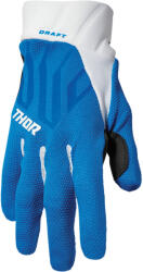 THOR Manusi motocross Thor draft, Albastru/Alb