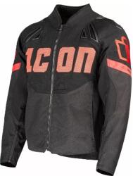 ICON Geacă de piele ICON Contra3 HERO BLACK/RED
