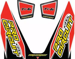Pro Circuit Sticker pentru sistemul de evacuare PROCIRCUIT EXHAUST STICKER KIT TI-6