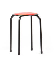 Unic Spot Taburet fix Alicante, rosu, 30x30x45 cm
