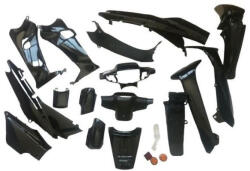 Roc Set de Piese din Plastic pentru Motocicletă pentru Honda Astrea Supra 100 Negru 17buc 27601058 (27601058)