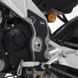 R&G RACING Protector pentru cadru R&G RACING Boot Guard Set - Cadru Negru (2 bucăți) Aprilia Tuono V4 1100