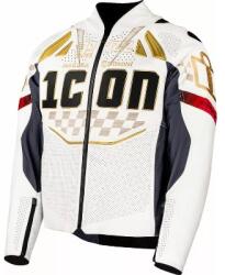 ICON Geacă de piele ICON Contra3 RIZZ RIZZ WHITE