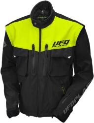UFO PLAST Jachetă Enduro UFO TAIGA BLACK/NEON YELLOW