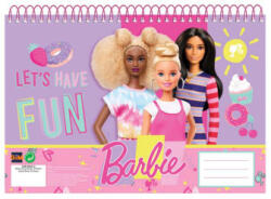 Barbie Happy Thoughts A/4 spirál vázlatfüzet, 30 lapos