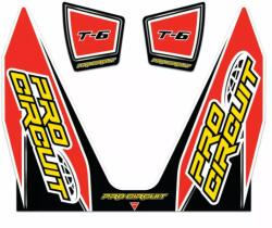 Pro Circuit Sticker pentru sistemul de evacuare PROCIRCUIT EXHAUST STICKER KIT T-6 - linsonmoto - 630,00 RON