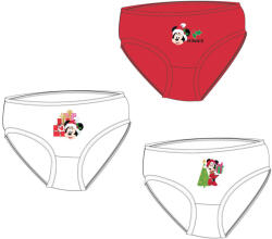 Disney Minnie Gift Giving Karácsonyi gyerek fehérnemű, bugyi 3 darab/csomag 2 - 8 év / 92 - 128 cm