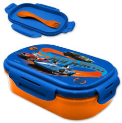 Hot Wheels Race szendvicsdoboz + evőeszköz szett