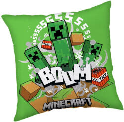 Minecraft Creeper Boom párna, díszpárna 40 x 40 cm