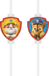 Mancs Őrjárat Rescue Heroes papír szívószál, 4 db-os szett FSC