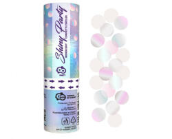 Boldog Születésnapot Színes Shiny Party konfetti kilövő 15 cm