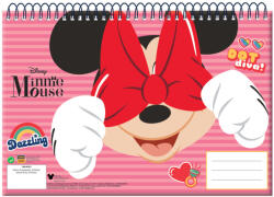 Disney Minnie Wink A/4 spirál vázlatfüzet, 30 lapos