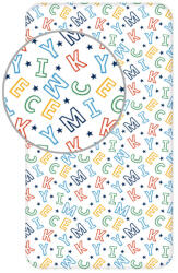 Disney Mickey Letters gumis lepedő 90x200 cm