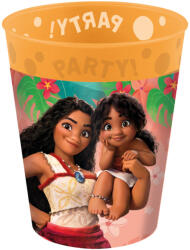 Disney Vaiana Sailing Spirit micro prémium műanyag pohár szett 4 db-os 250 ml