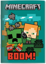 Minecraft Boom B/5 vonalas füzet 40 lapos