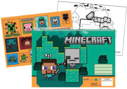 Minecraft Creepers Need Hugs A/4 spirál vázlatfüzet 40 lapos matricával