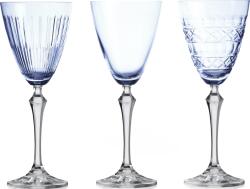 Huta Julia Pahare pentru vin Veranda 250 ml bleu 3 buc (15987) Pahar